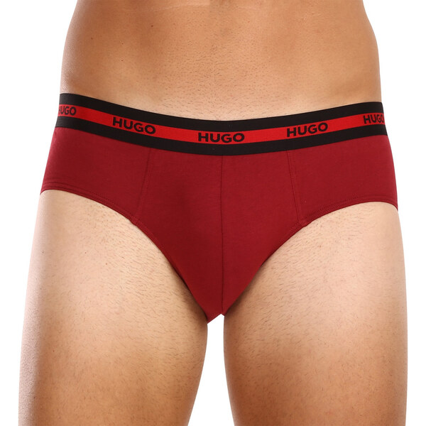 3PACK pánske slipy HUGO viacfarebné (50503100 024) 46131762