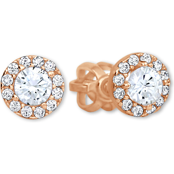 Soliter Slušivé náušnice z ružového zlata s čírymi kryštálmi 239 001 66590143