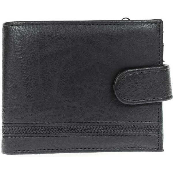 JOHN-C Pánska čierna peňaženka MONERIO 46150751