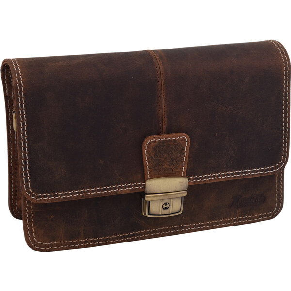 Mercucio Kožená etue taška tan 2911646 64507422