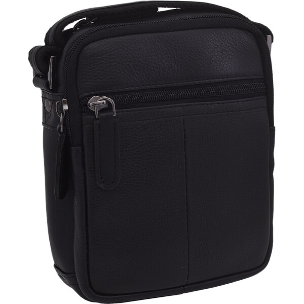 Mercucio Pánske kožené crossbody čierna nappa 250588 64524488