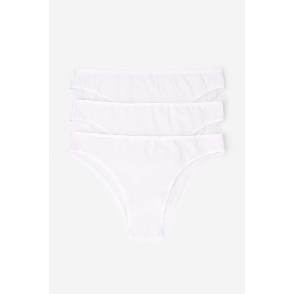 womensecret 3-balenie bavlnených klasických nohavičiek 45857978