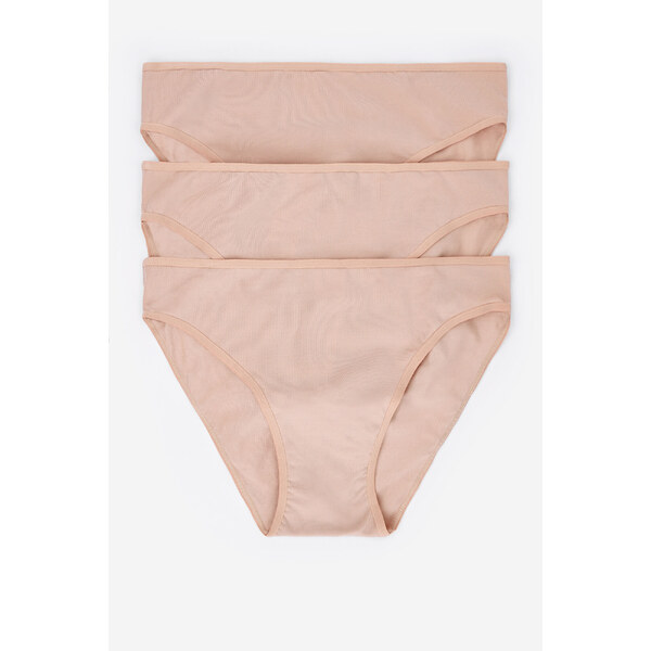 womensecret 3-balenie klasických nohavičiek z mikrovlákna 45857991