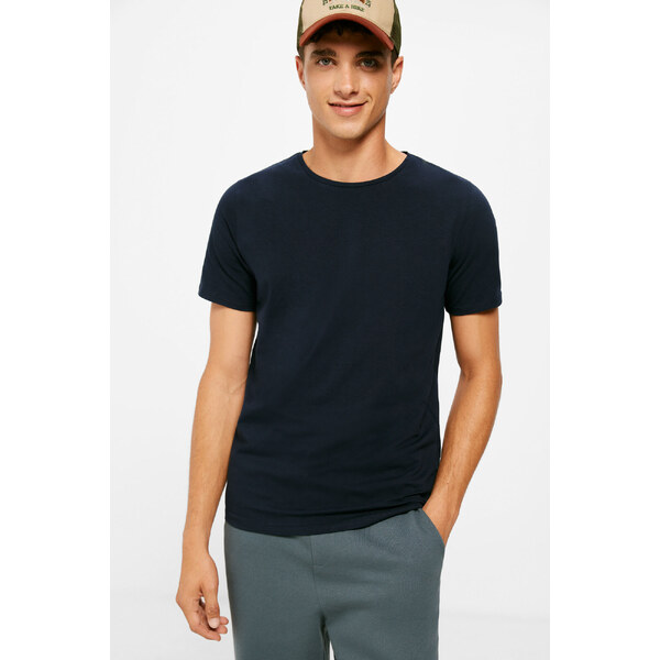 SPRINGFIELD Pánske lycrové tričko krátky rukáv 45859325