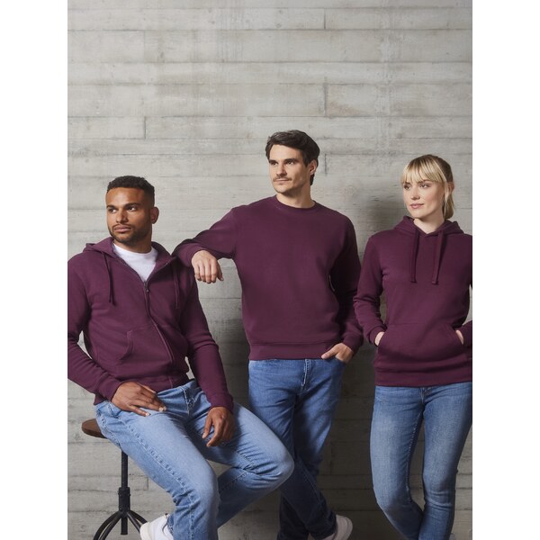 Burgundy mens sweatshirt Authentic Russell 50557757