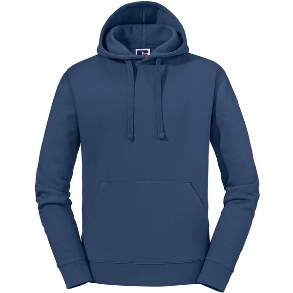 Navy blue mens hoodie Authentic Russell 50557684
