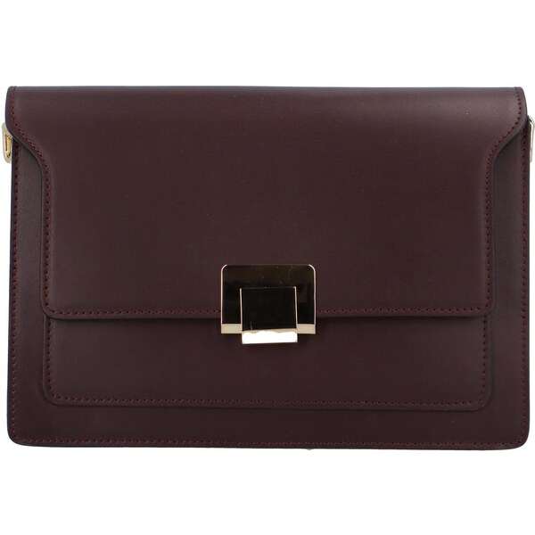 Delami Vera Pelle Dámska kožená crossbody bordó - Delami Lilly vínová 46235841