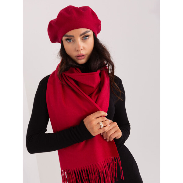 Wool Fashion Italia Cap-AT-CZ-231305.91P-burgundy 60336097