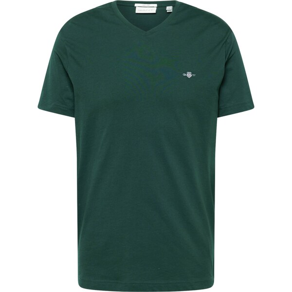 GANT Tričko dymovo šedá / tmavozelená / červená 65138963