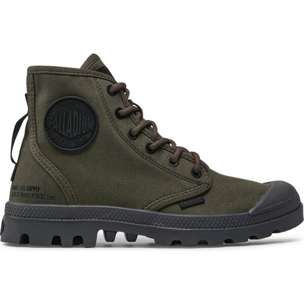 Palladium Pampa Hi HTG Supply - Pánske - Tenisky Palladium - Zelené - 66357562