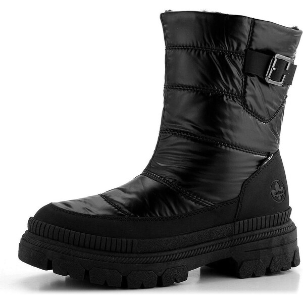 Rieker členková obuv s membránou na platforme čierna Y9380-00 61761995