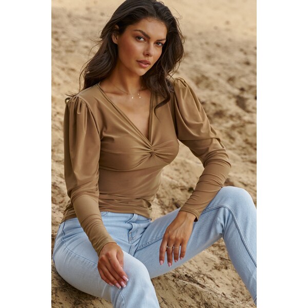 Numinou Dámska blúzka NU461 | camel NU461 46236010