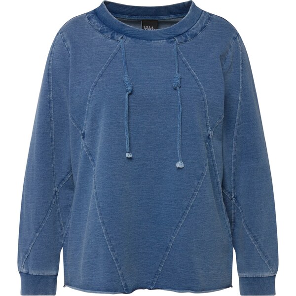 Ulla Popken Mikina modrá denim 65642492