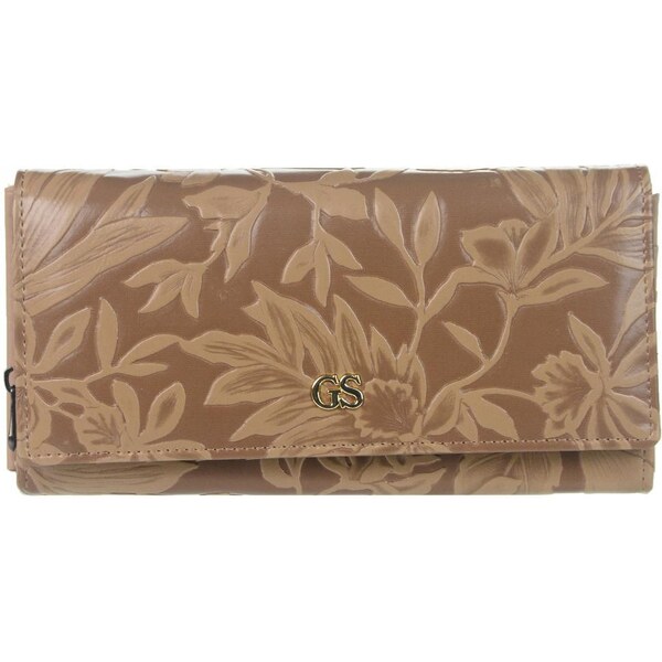 GROSSO Kožená matná dámska peňaženka RFID hnedá v darčekovej krabičke 46253708