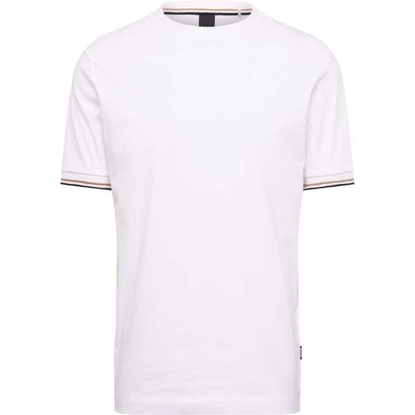 BOSS Tričko Thompson 04 karamelová / čierna melírovaná / biela 66262865