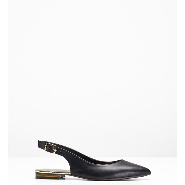 bonprix Baleríny Sling, farba čierna 44789371