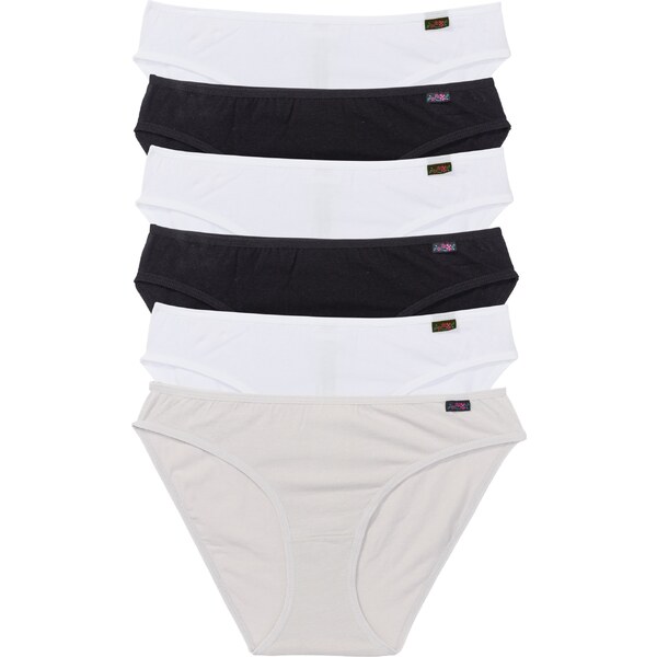 bonprix Nohavičky (6 ks), farba čierna 44731944