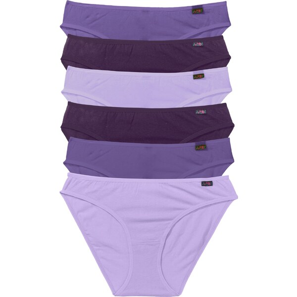 bonprix Nohavičky (6 ks), farba fialová 44740909