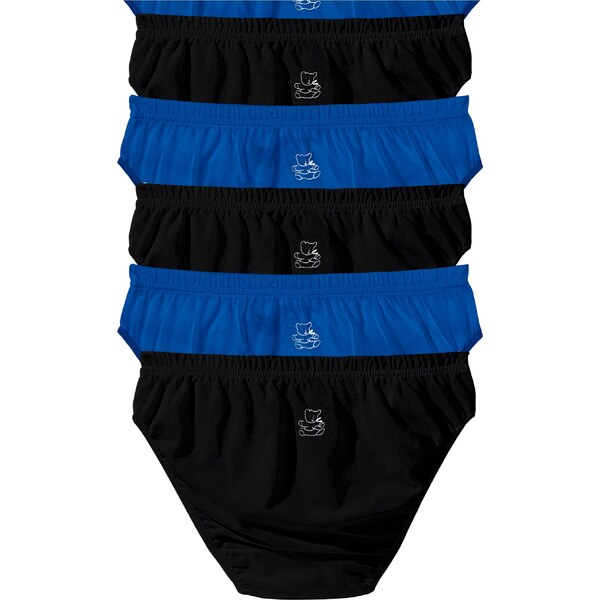 bonprix Nohavičky (6 ks v balení), farba čierna 44740912