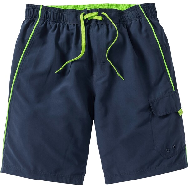 bonprix Pánske kúpacie šortky s bočným vreckom, farba modrá 44799294