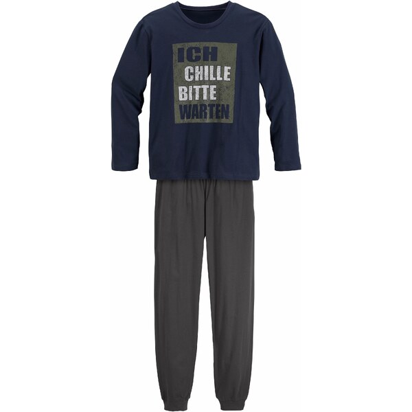 Authentic Le Jogger Pyžamo námornícka modrá / kaki / biela 54263378