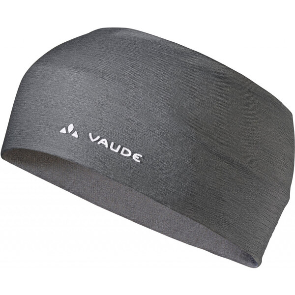 Vaude Cassons Merino Headband, čelenka, iron 46326581