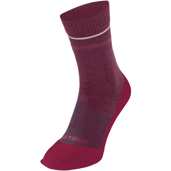 Vaude vlnené ponožky Wool Socks Short, unisex, cassis 46366102
