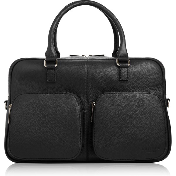 Paolo Peruzzi PAOLO PERZUZZI Veľká dámska kožená taška IN-60-BL | 46327319