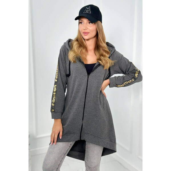 Fashionweek Rozopínacia mikina s kapucňou bavlnená pohodlná K8997 50736731