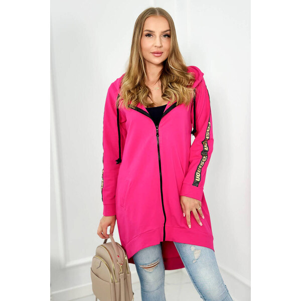 Fashionweek Rozopínacia mikina s kapucňou bavlnená pohodlná K8997 50736768