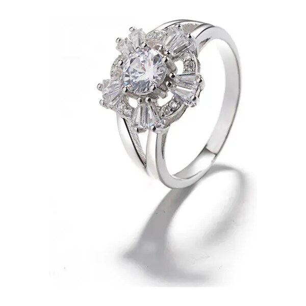 MAJYA Strieborný prsteň LAURA so zirkónmi 10053/6 64581405