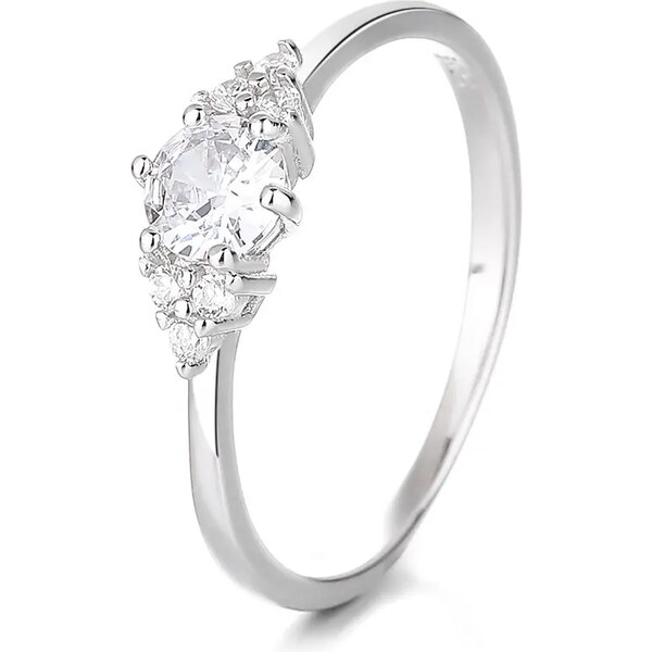 MAJYA Strieborný prsteň so zirkónom REBECCA 10062/6 64581376