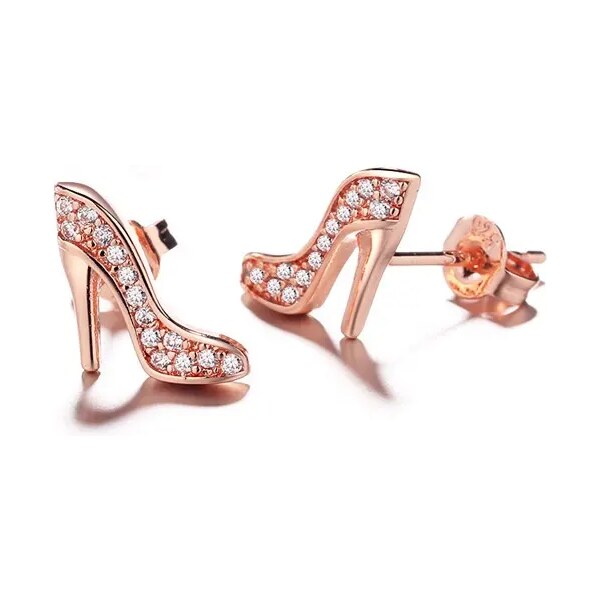 MAJYA Strieborné náušnice popolčín ČREVÍČEK 10144 64581627