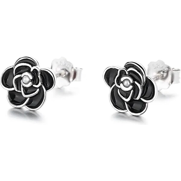 MAJYA Strieborné náušnice ROSES 10133 64581617