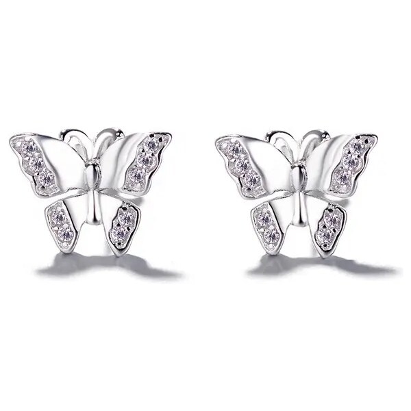 MAJYA Strieborné náušnice MOTÝLIK 10146 64581629