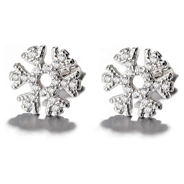 MAJYA Strieborné náušnice VLOČKA 10147 64581630