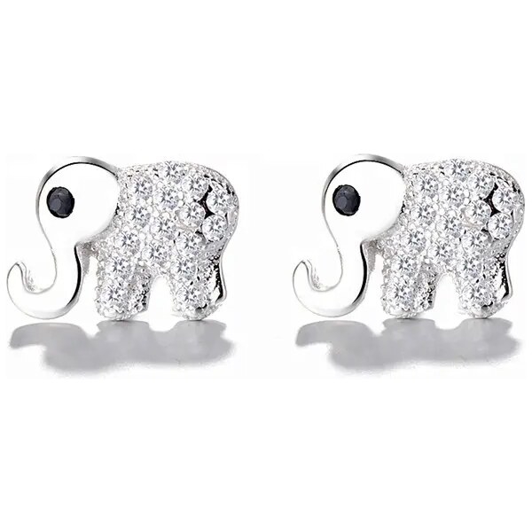 MAJYA Strieborné náušnice ELEPHANTS 10167 64581650