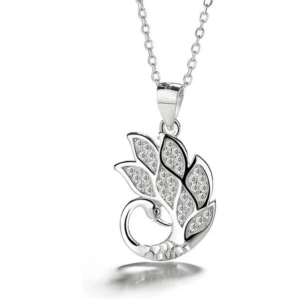 MAJYA Strieborný prívesok s retiazkou PÁV 10176 64581657