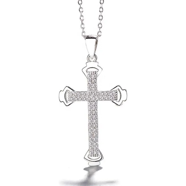 MAJYA Strieborný prívesok s retiazkou KRIZIA 10232 64581677