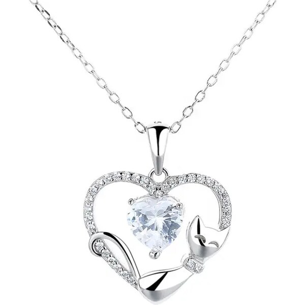 MAJYA Strieborný prívesok s retiazkou JOYCE 10238 64581681