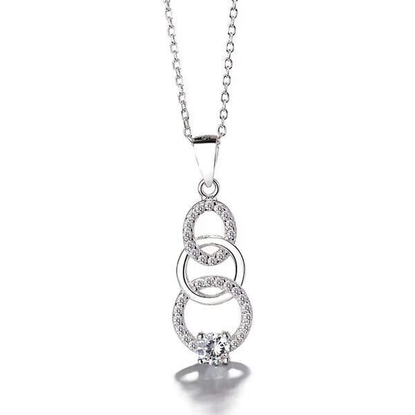 MAJYA Strieborný prívesok s retiazkou ABIGAIL 10240 64581684