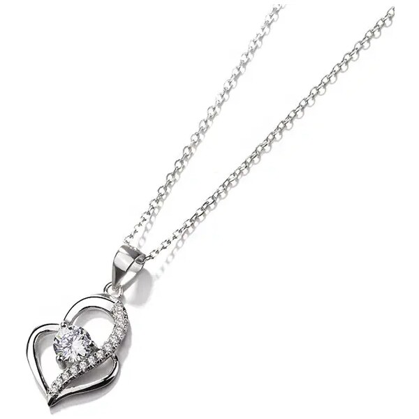 MAJYA Strieborný prívesok s retiazkou EVA 51 cm 10248 64581606