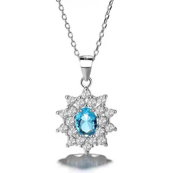 MAJYA Strieborný prívesok s retiazkou DAPHNE 10227 64581671