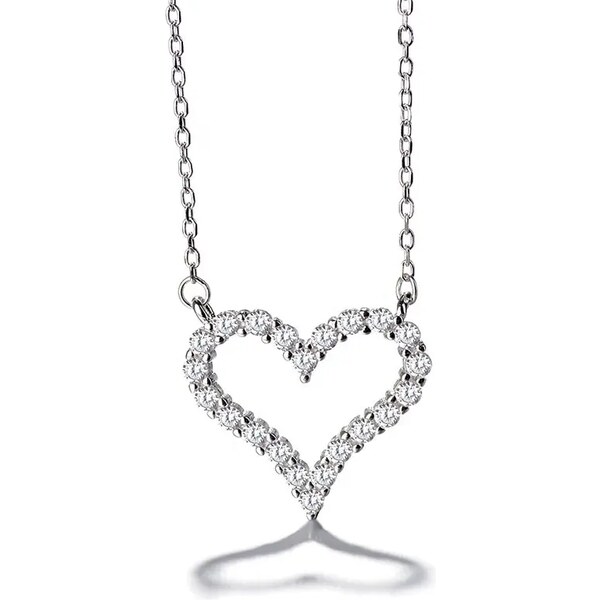 MAJYA Strieborný prívesok s retiazkou AMBER 10258 64581694