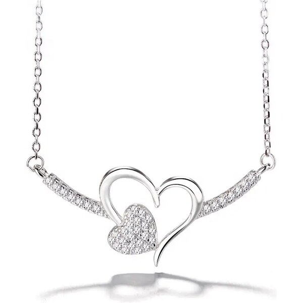 MAJYA Strieborný prívesok s retiazkou KATE 10249 64581693