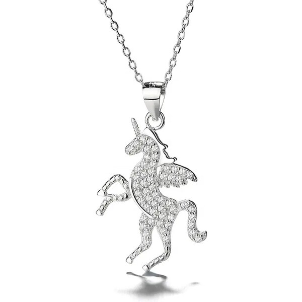 MAJYA Strieborný prívesok s retiazkou EMILIE 46 cm 10253 64581692