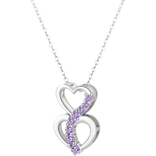 MAJYA Strieborný prívesok s retiazkou SHANNON 10301 64581721