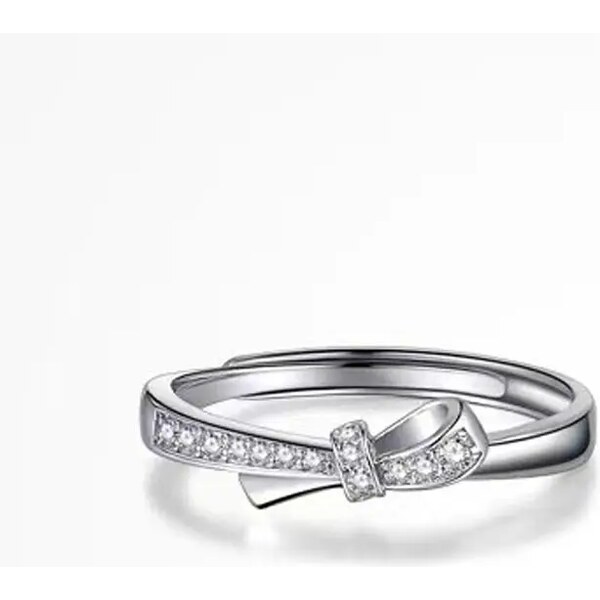 MAJYA Strieborný nastaviteľný prsteň so zirkónmi JULY 10325 65382516