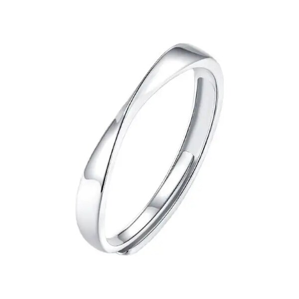 MAJYA Strieborný nastaviteľný prsteň BELL 10332 64581494