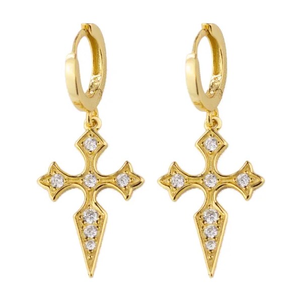 MAJYA Strieborné náušnice ALYSSA pozlátené 10380 64581737